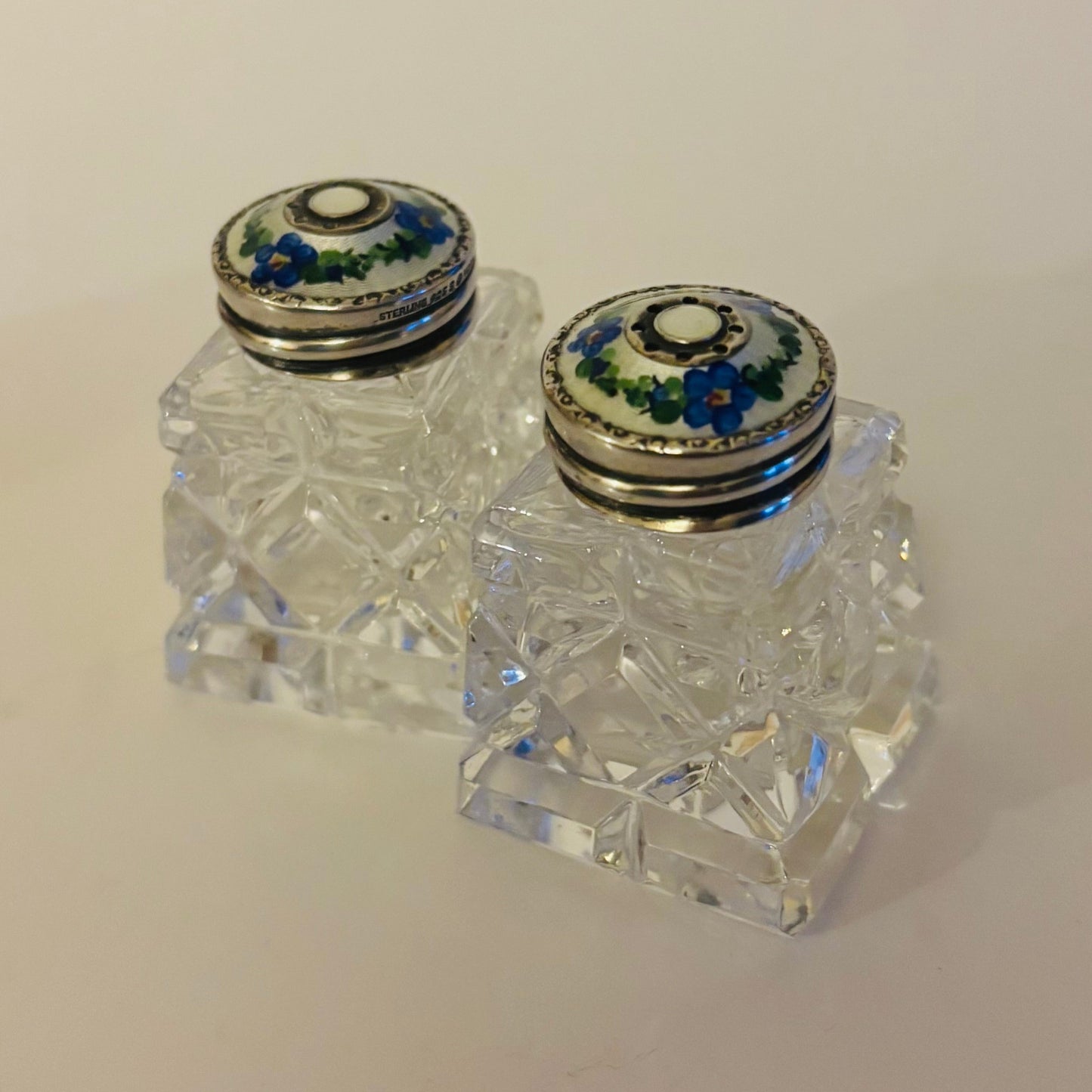 The Mixologist Sean - Art Deco Silver Salt / Pepper Shaker
