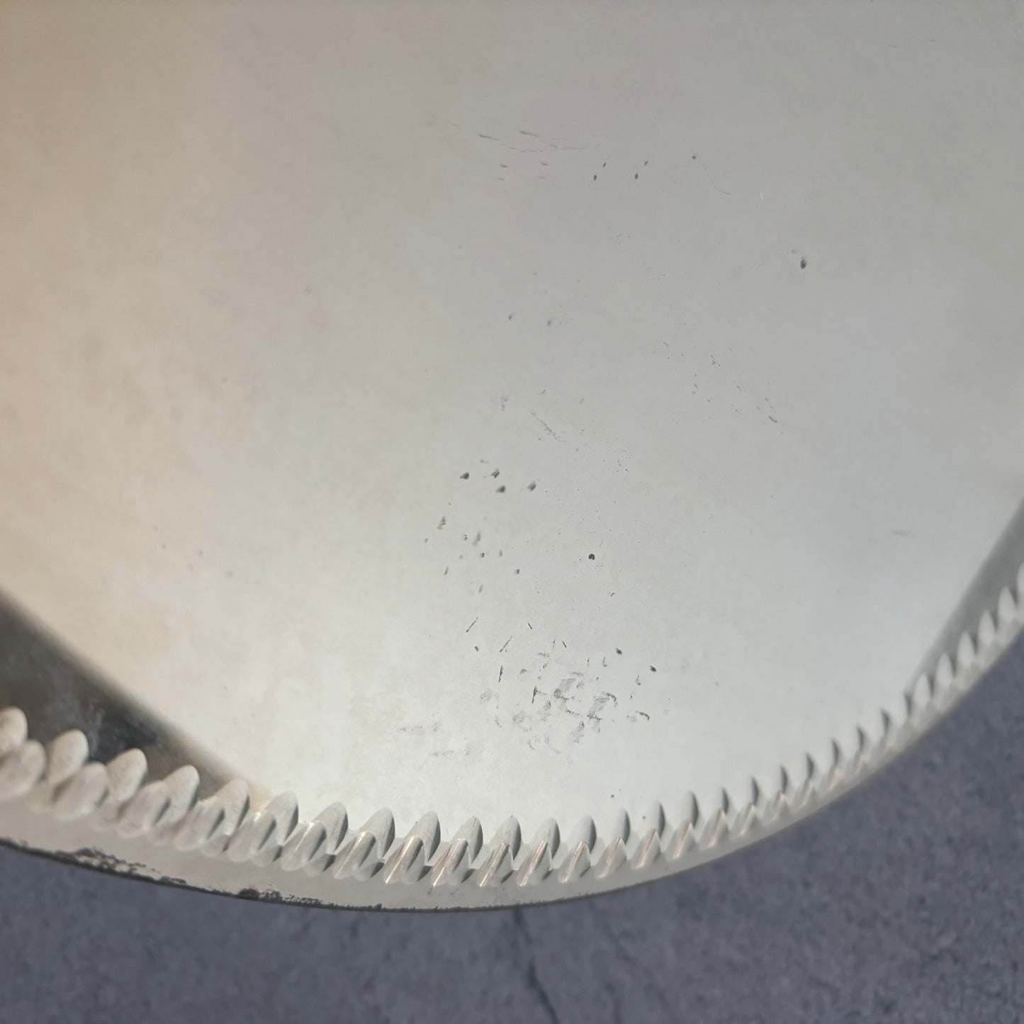 Antique Oval Sorcerers Mirror Mat | Gypsy Mirror Display Plateau