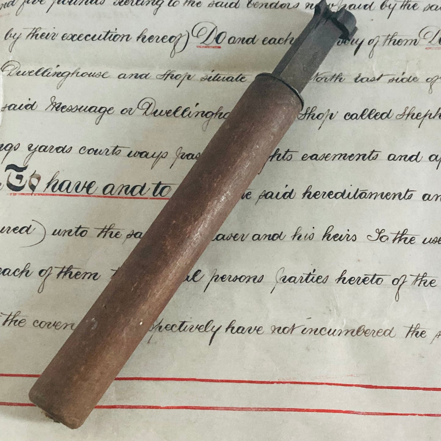 Antique Manual Embossing Tool | Bookbinding Gold Leafing Tools