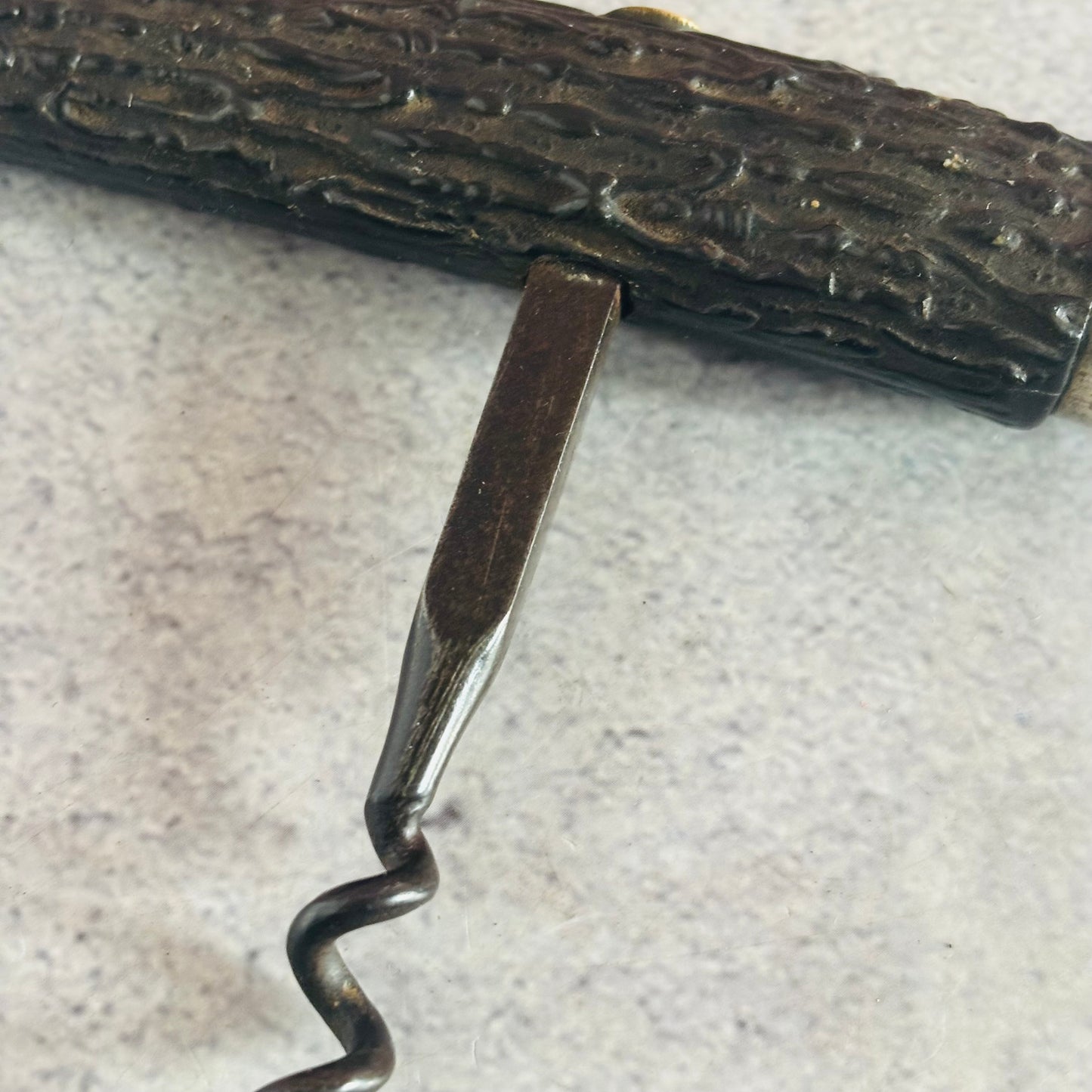 The Director Katie - Victorian Pressed Horn Handle Corkscrew