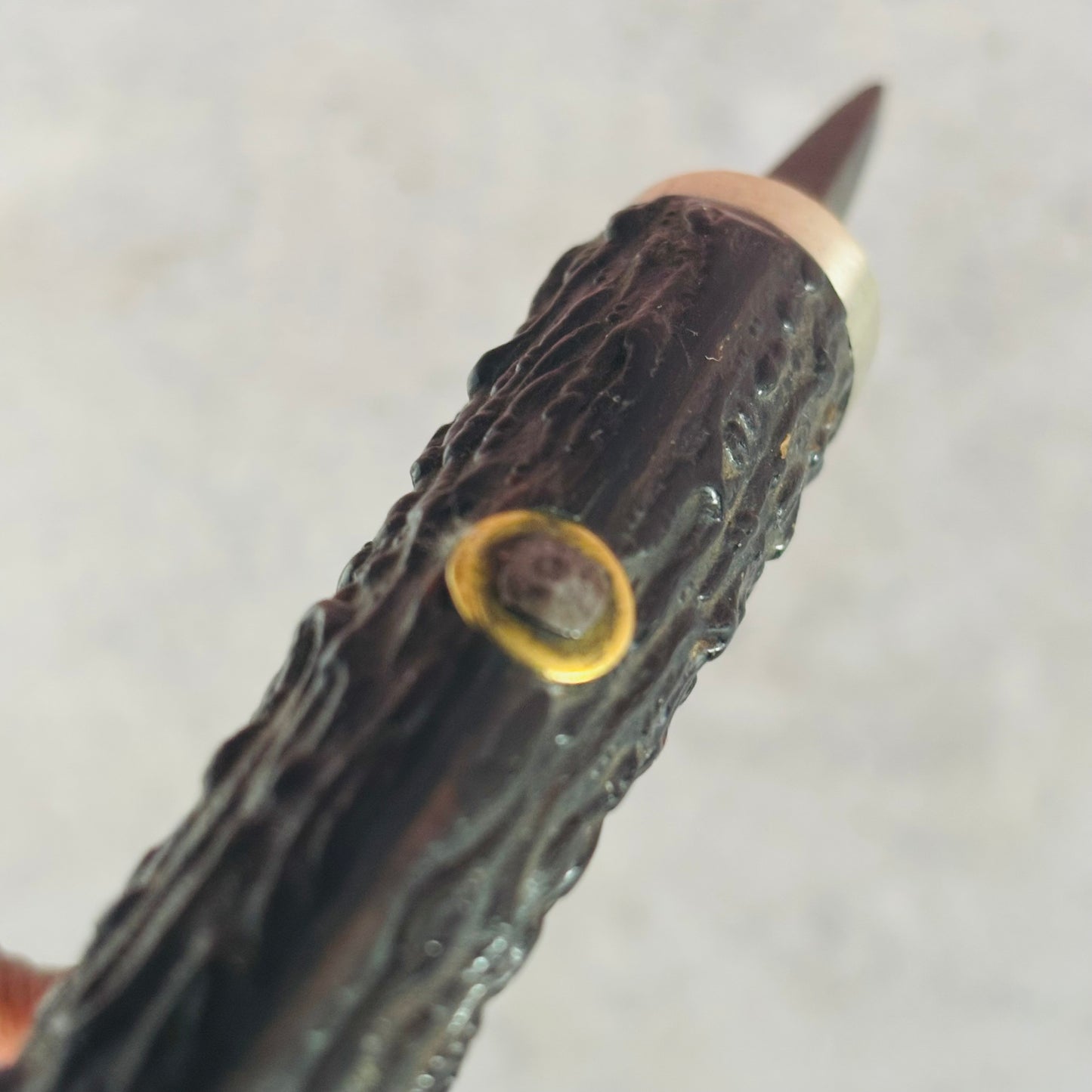 The Director Katie - Victorian Pressed Horn Handle Corkscrew