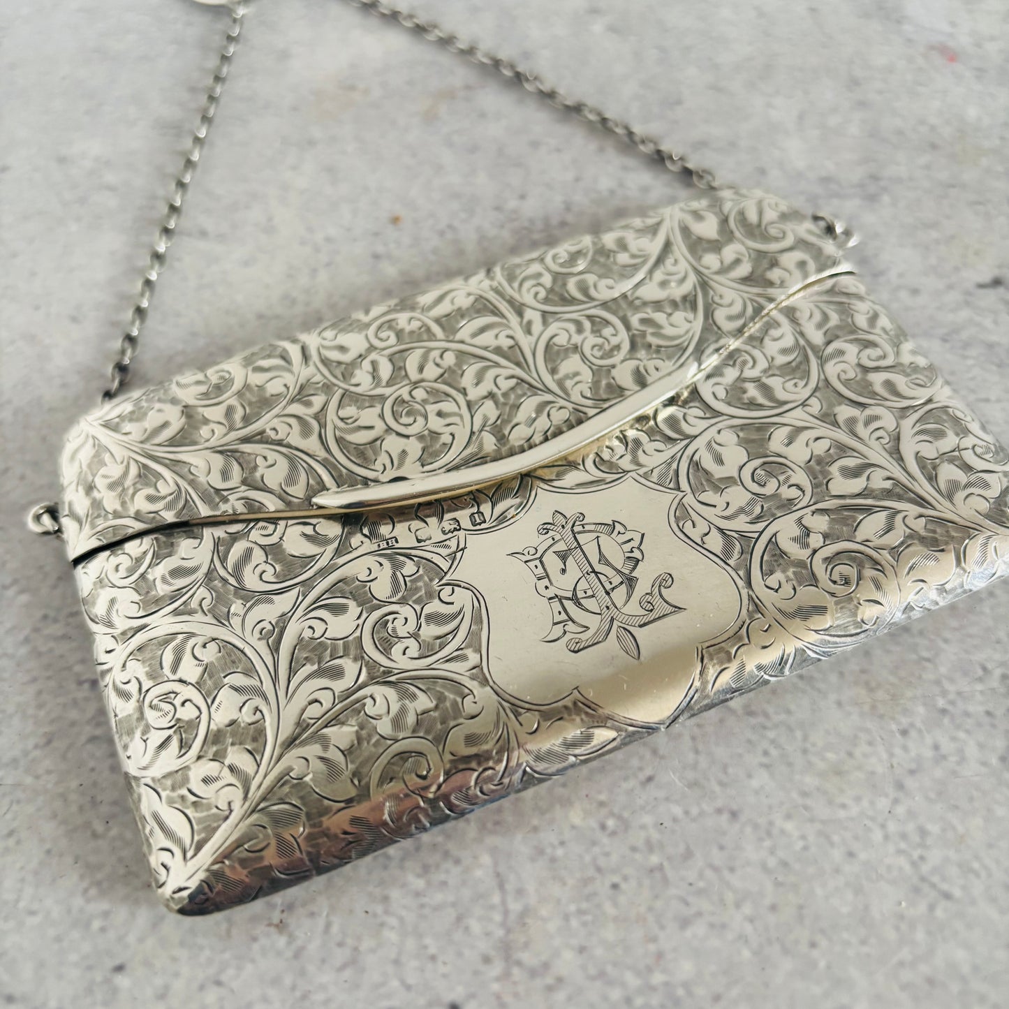 The Mixologist Leonard - Antique Silver Calling Card Case