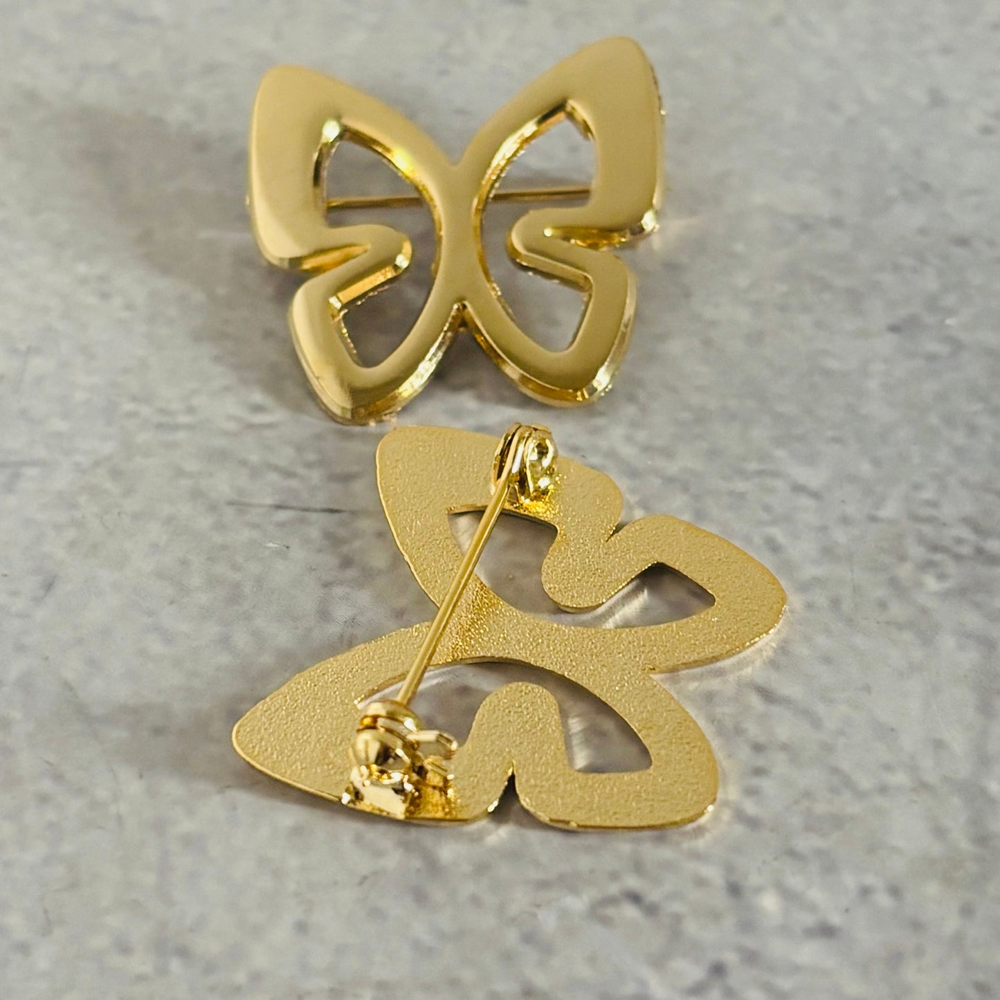 Lupus UK Metal Butterfly Pin Brooch | The Urban Vintage Affair