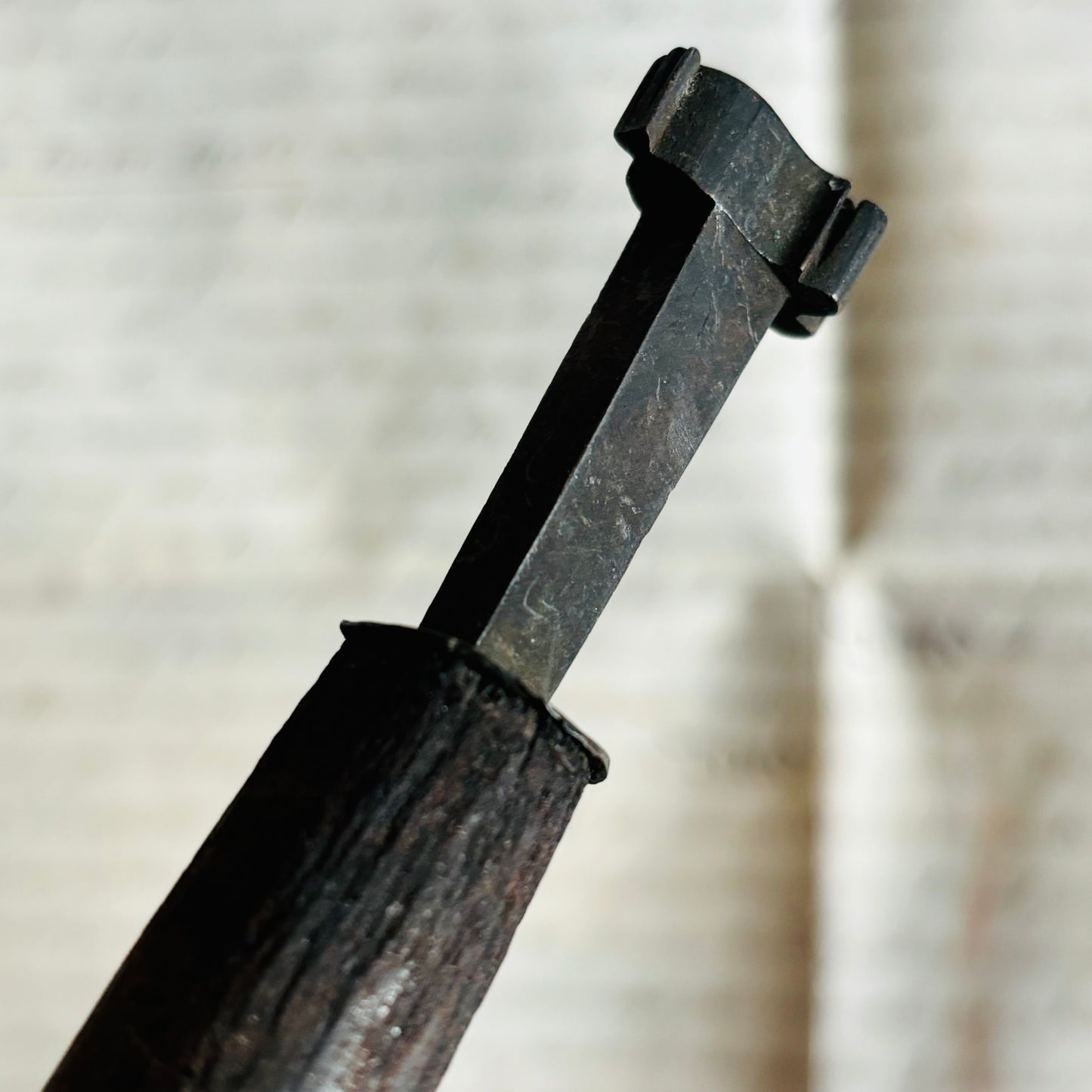 Antique Manual Embossing Tool | Leather Bookbinding Gold Leafing Tools