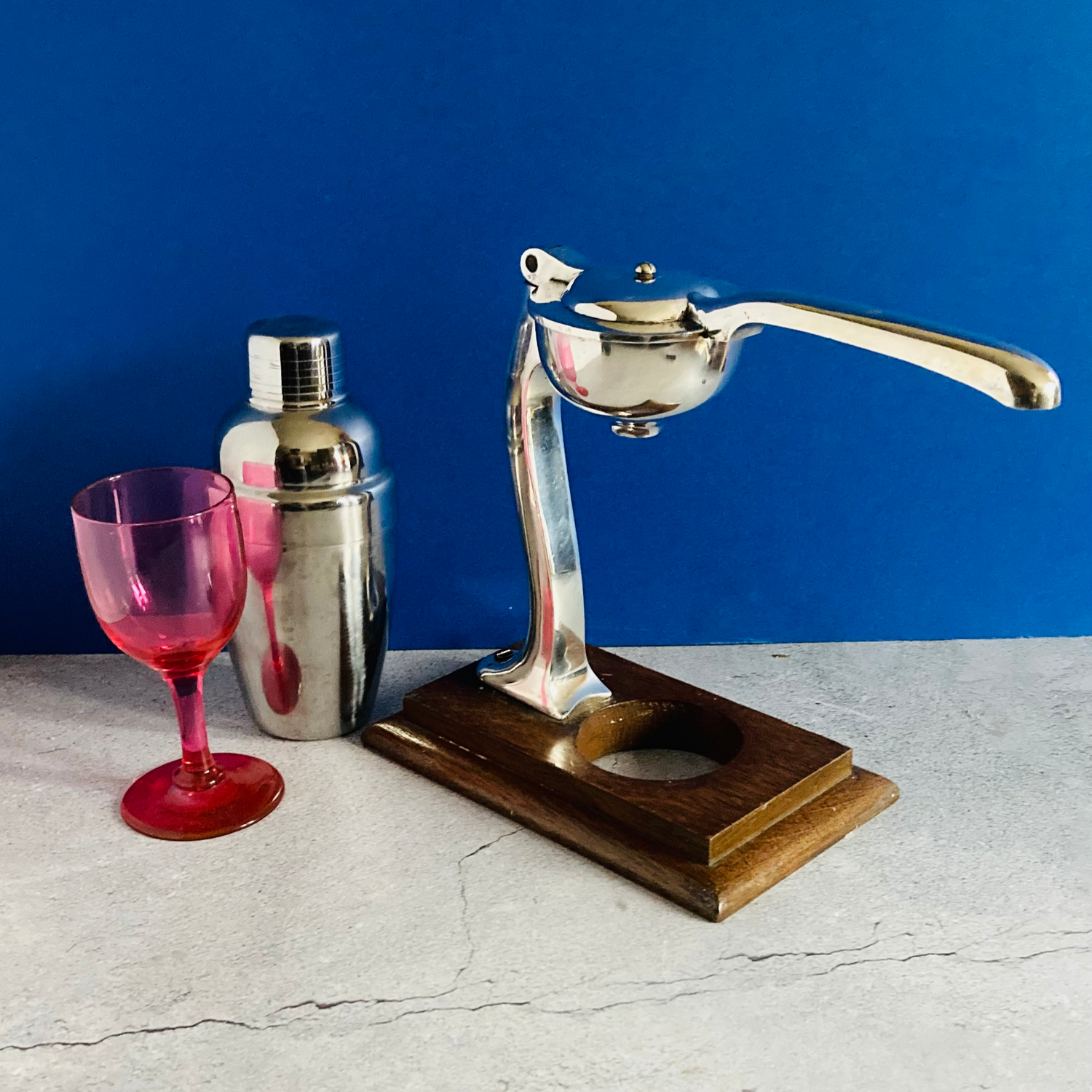 Antique Silver Cocktail Lemon Juicer by William Hutton & Sons
