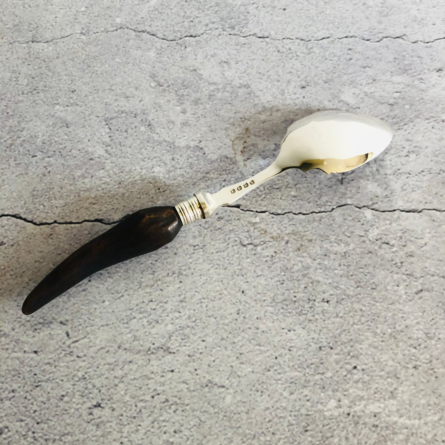 The Headhunter Samantha - Antique Silver Plate Jam Spoon