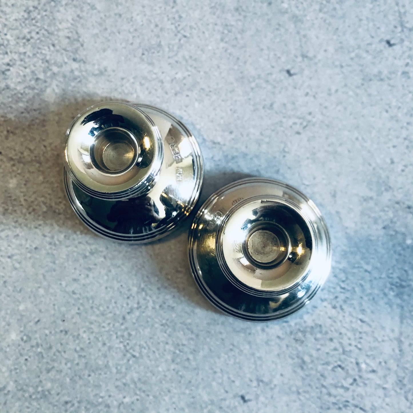 Vintage Small Silver Candlesticks | Birmingham 1992