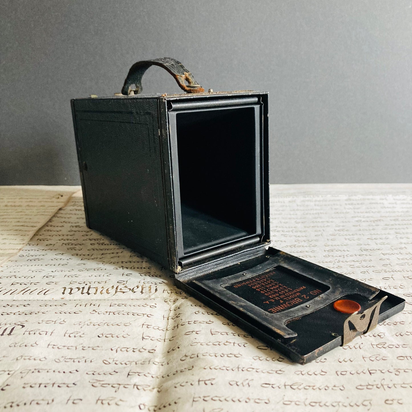 Vintage Kodak Box Camera / Box No.2 Brownie Model F