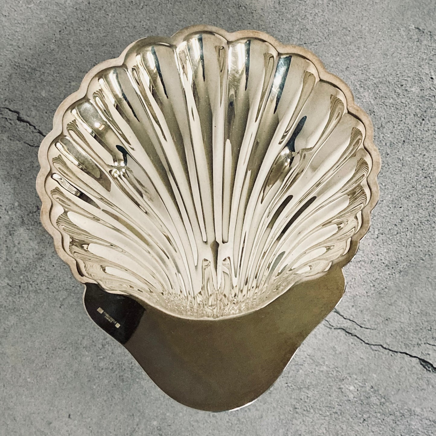 Large Vintage Shell Shape Dish by Christofle