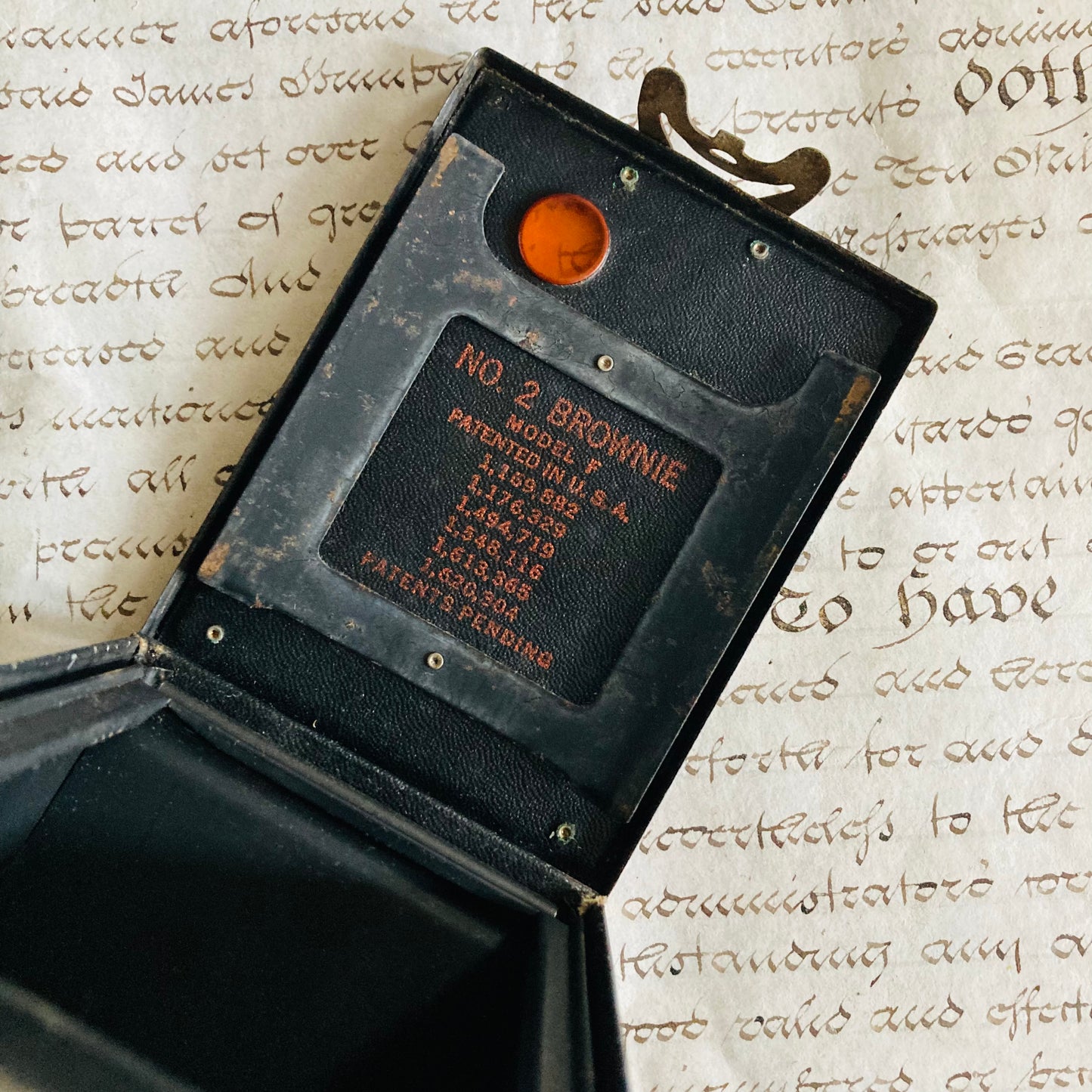 Vintage Kodak Box Camera / Box No.2 Brownie Model F