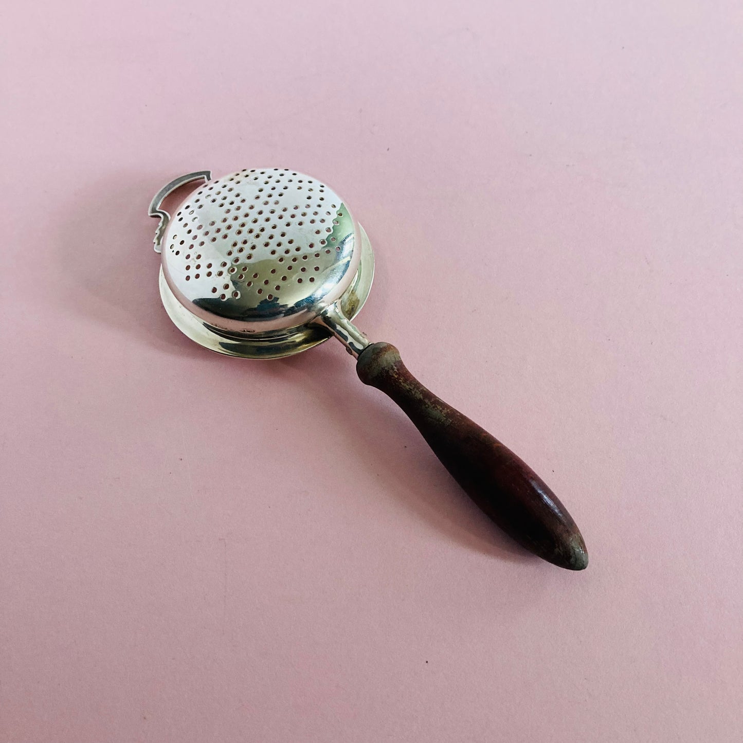 Sterling Silver Tea Strainer |  William Suckling Birmingham 1930