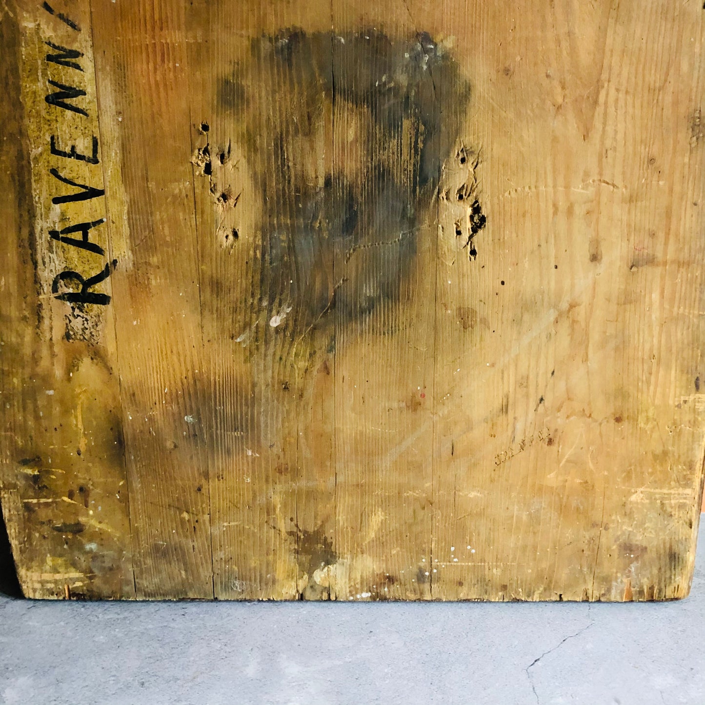 Vintage Wooden Printing Block | Decorative Styling