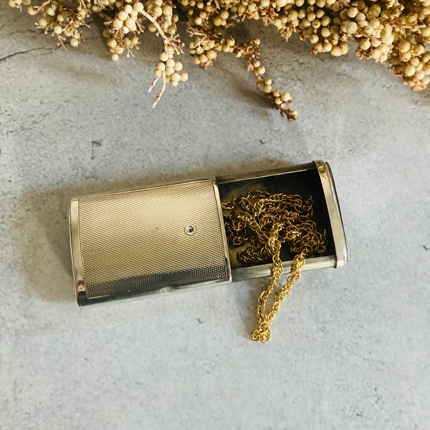 Antique Engine Turned Silver Vesta Birmingham 1928 Adie Brothers Ltd