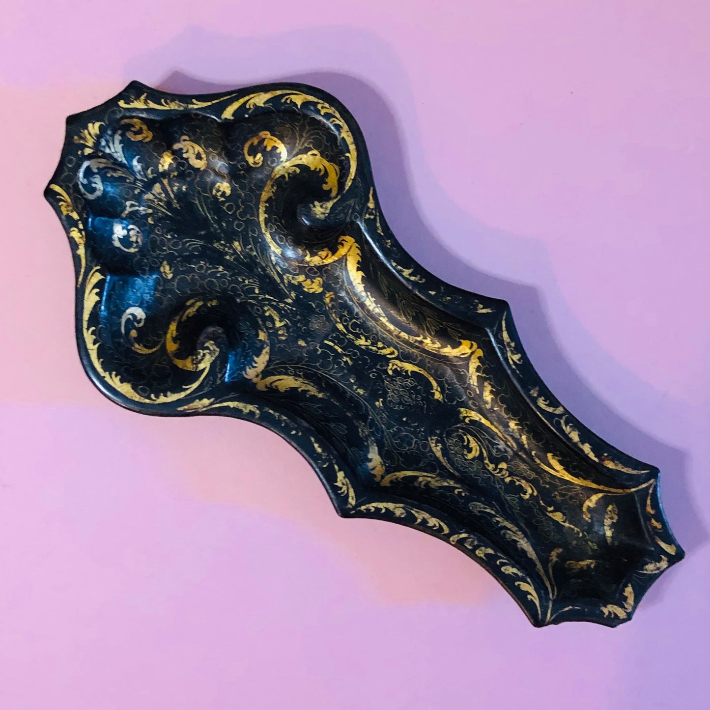 The Tattooist Frankie - English Regency Papier Mache Dish