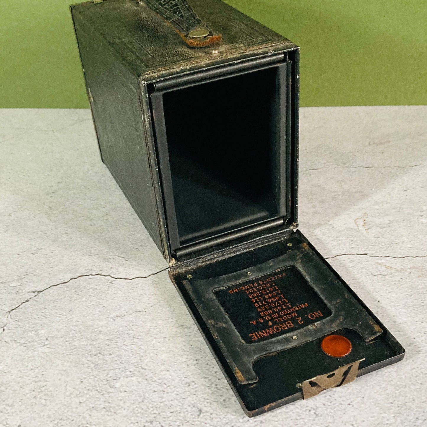 Vintage Kodak Box Camera / Box No.2 Brownie Model F