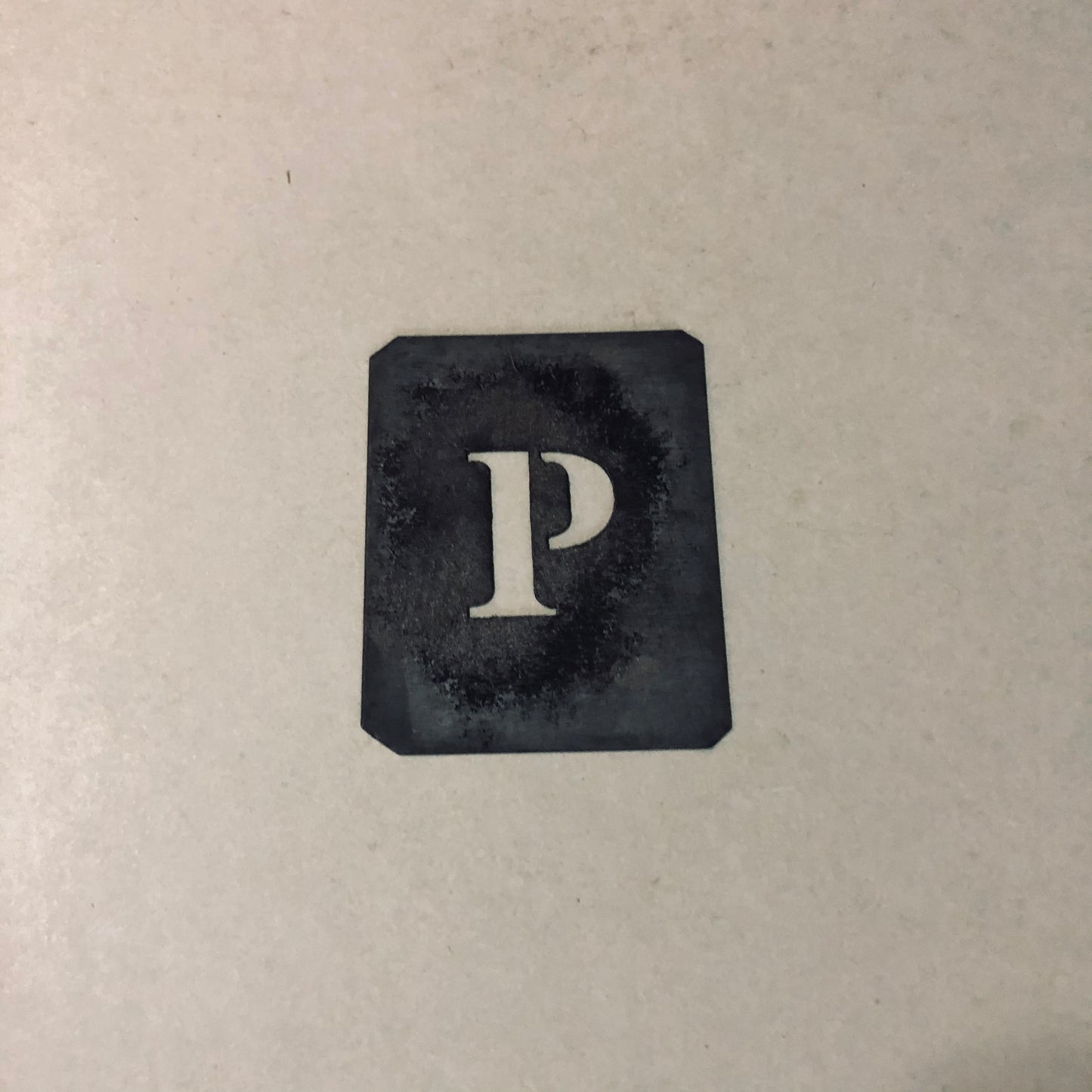 The Director Sam - Vintage Galvanised Letter Stencils