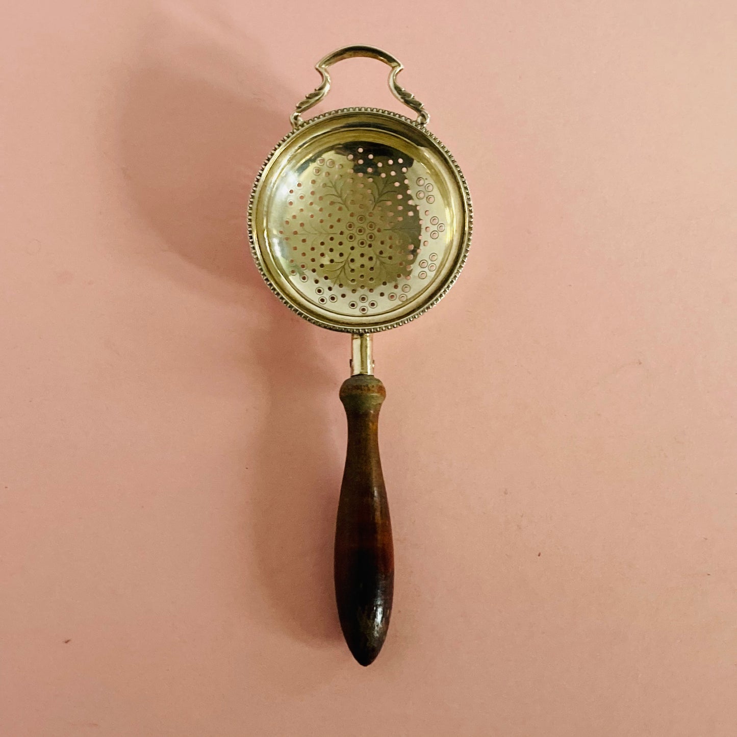 Sterling Silver Tea Strainer |  William Suckling Birmingham 1930