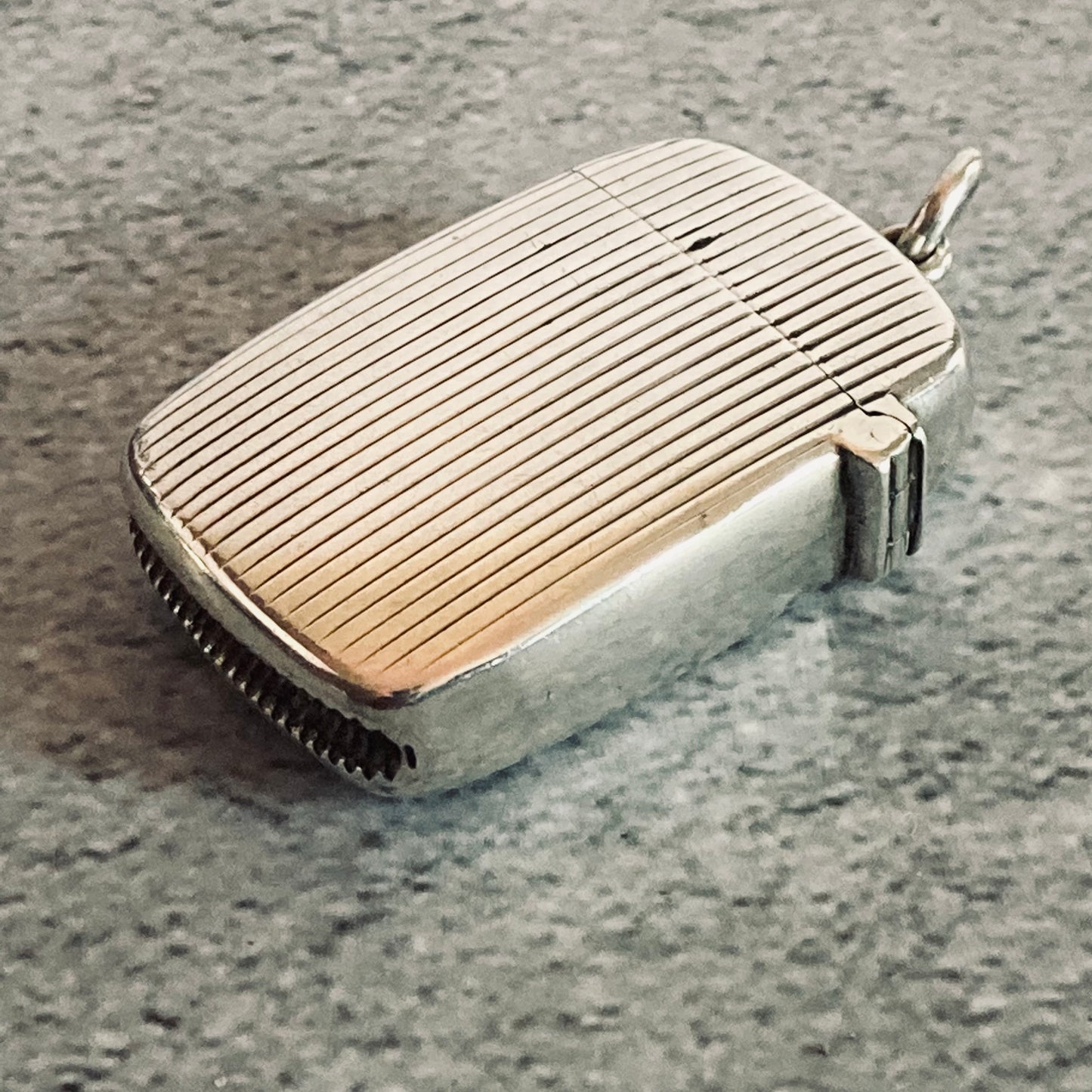 Antique Silver Vesta Case Birmingham 1901 George Unite