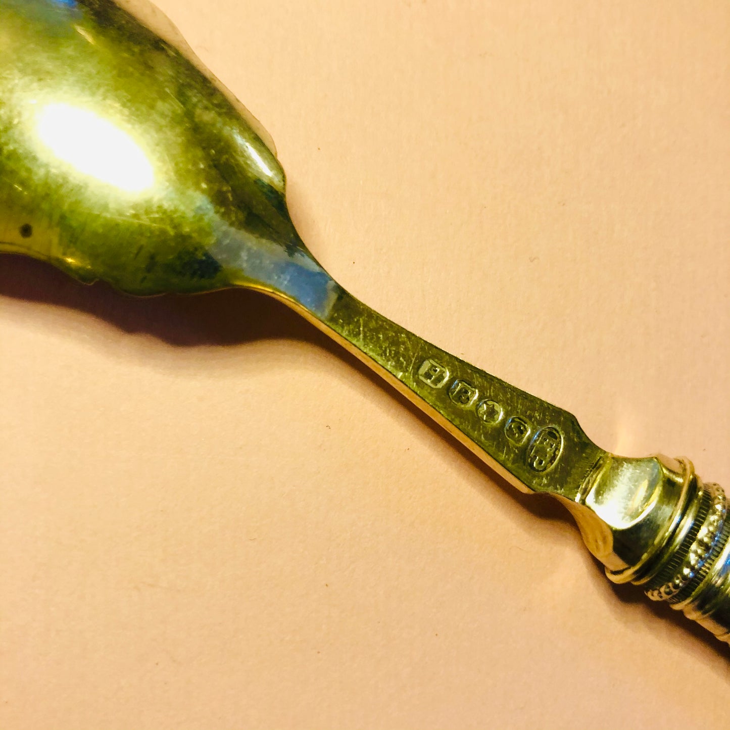 The Headhunter Phillip - Antique Engraved Scallop Edge Spoon