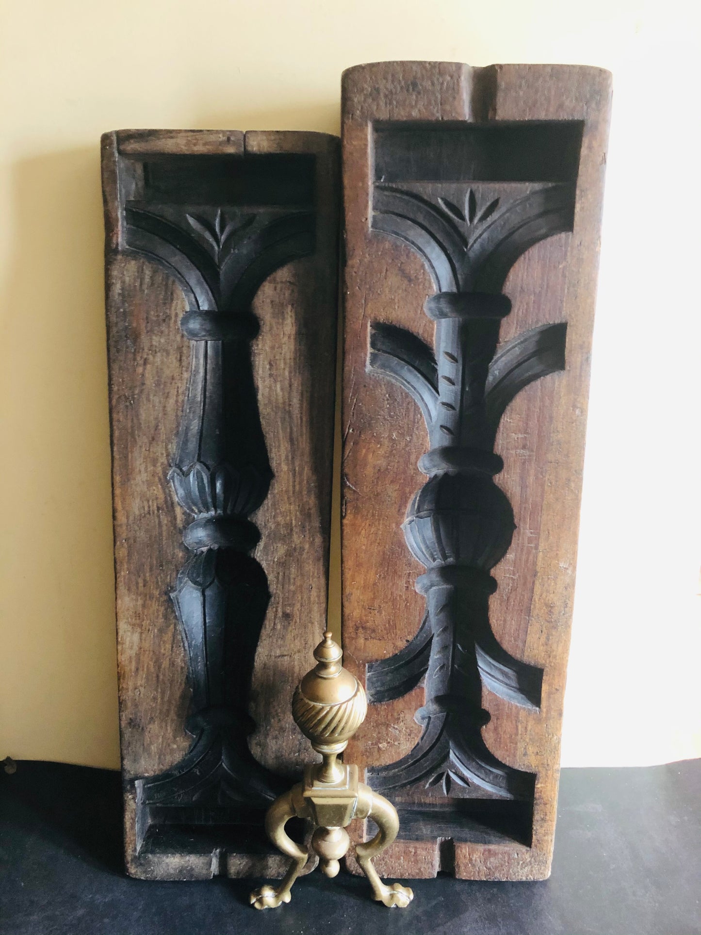 The Director William - Antique Hand Carved Wooden Cement Moulds