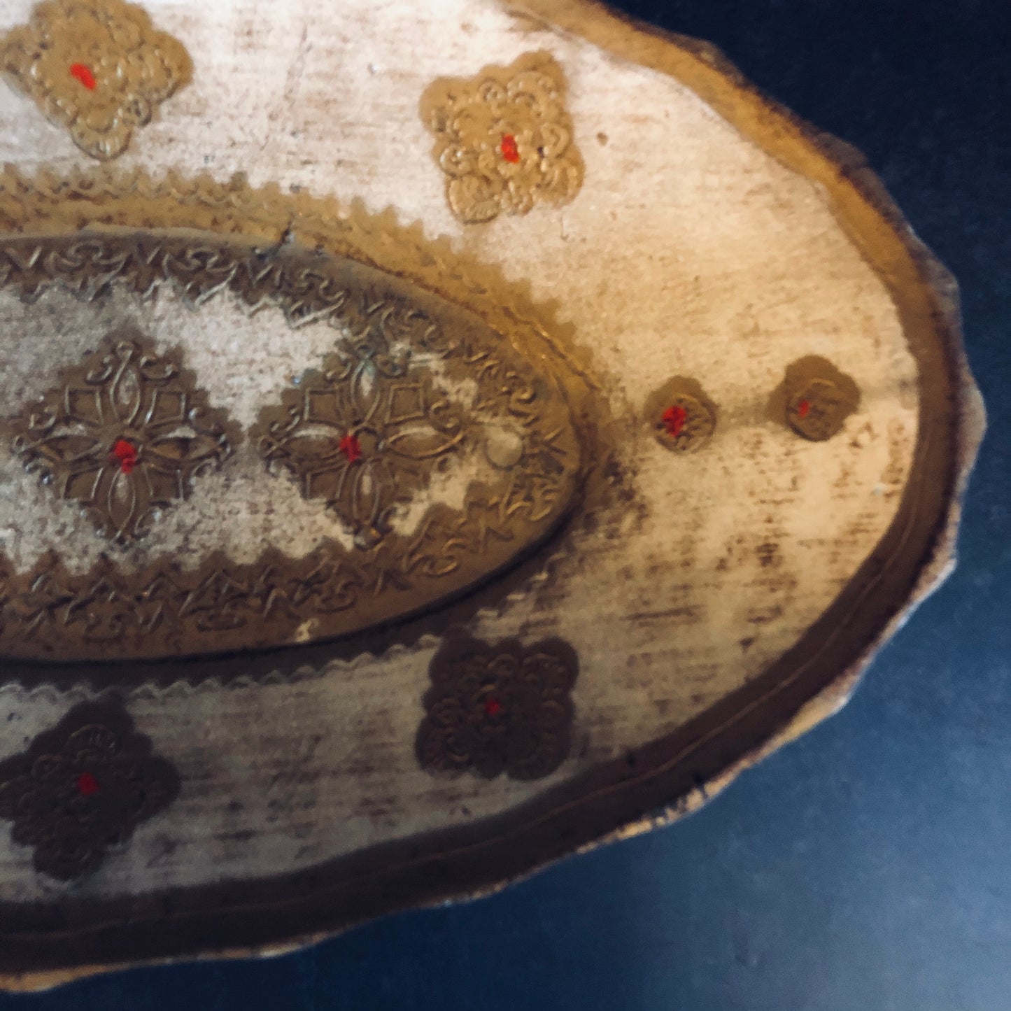 The Tattooist Naomi - Gold Florentine Bowl