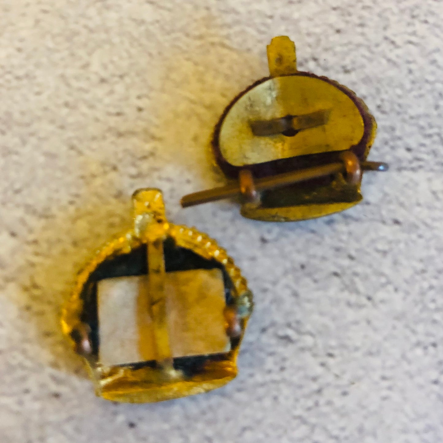 Pair of Vintage Army Pips Rank Major