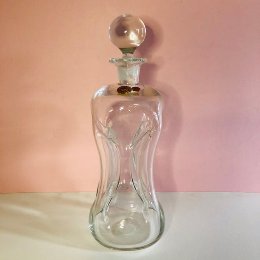 The Artist Meredith - Vintage Holmegaard Kluck Kluck Pinch Decanter