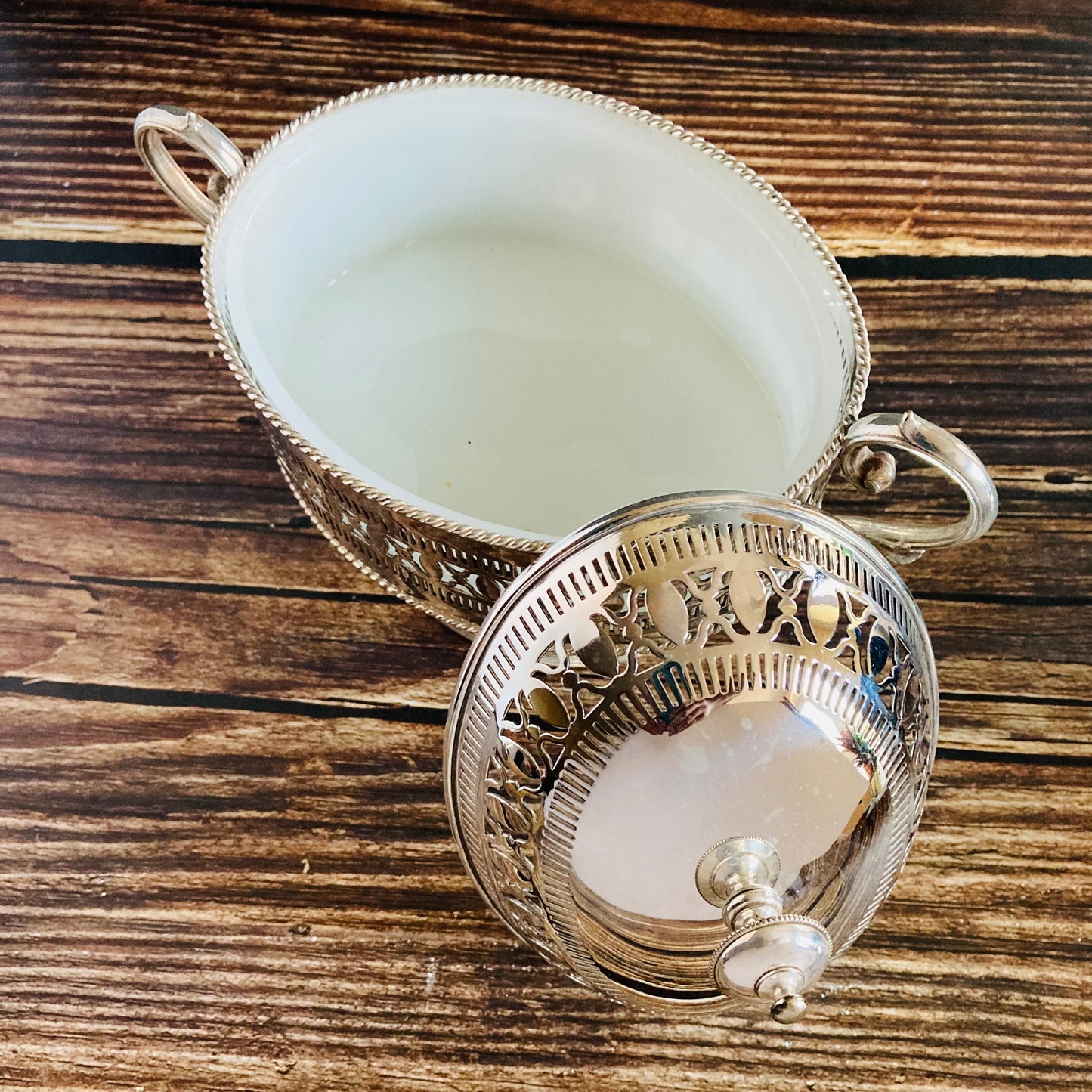 Antique Silver Trophy Shaped Pierced Lidded Potpourri Dish