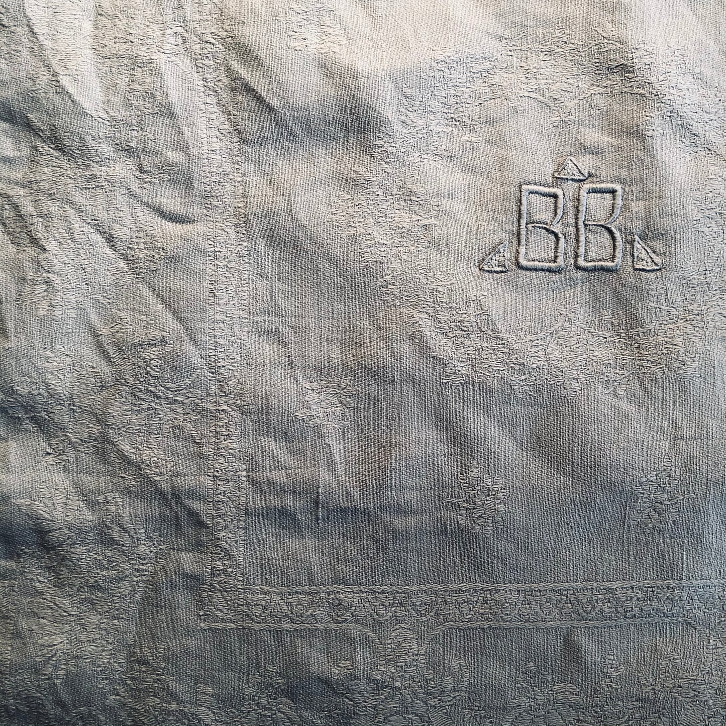 Luxury French Vintage Grey Linen Napkins