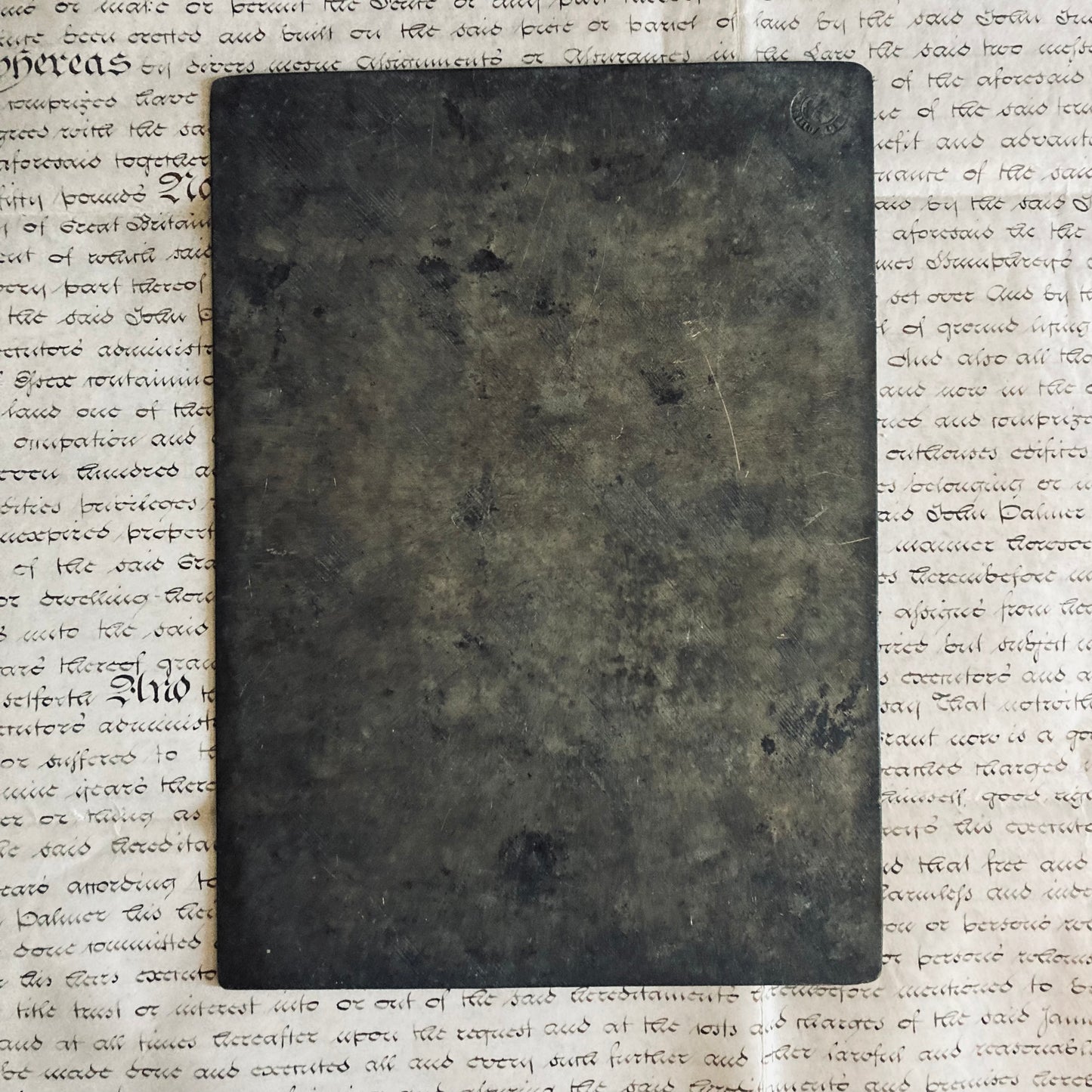 Vintage Pewter/zinc Printing Plate | Unique Music Images