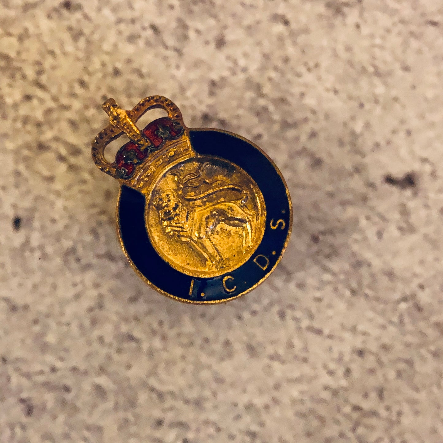 The Director Aston - Pair of Vintage Industrial Civil Defence Service Badge