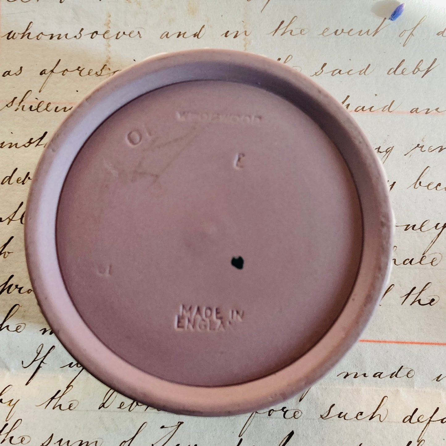 Vintage Trinket Pot Wedgwood Jasperware