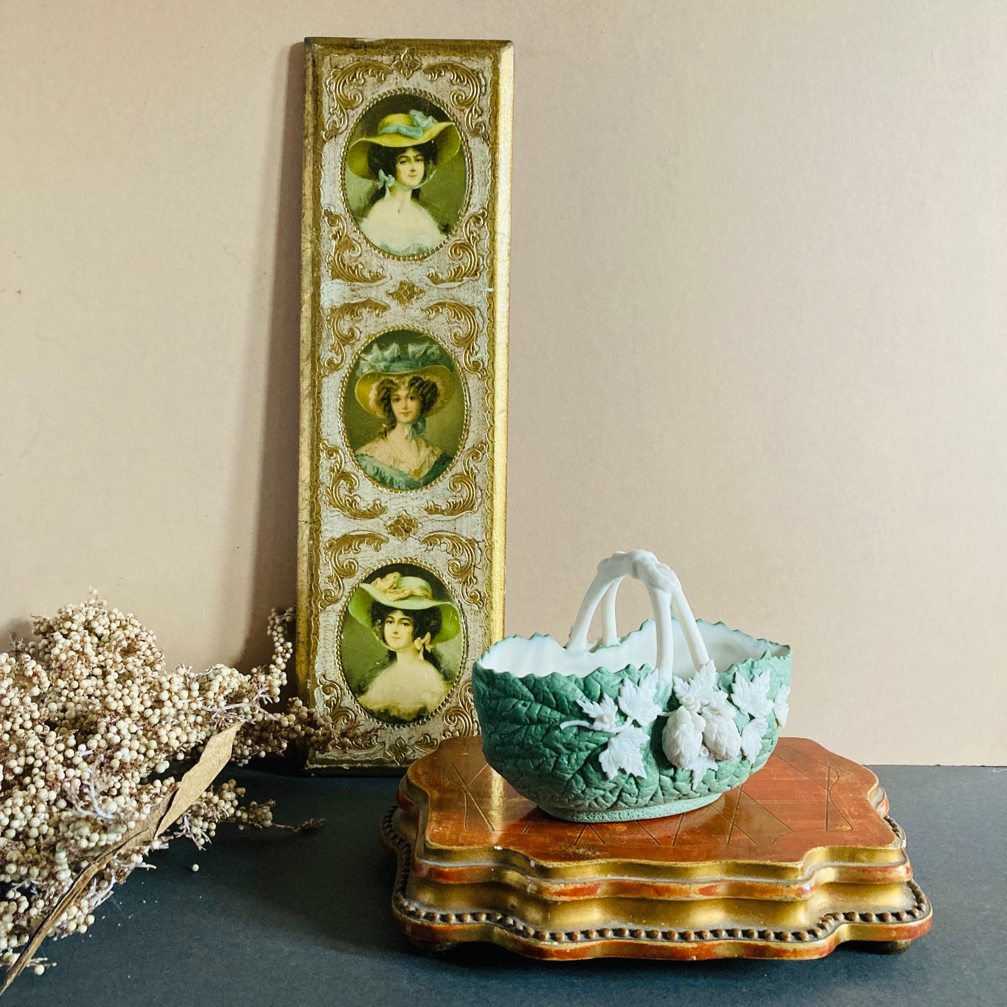 Miniature Italian Portraits Florentine Plaques