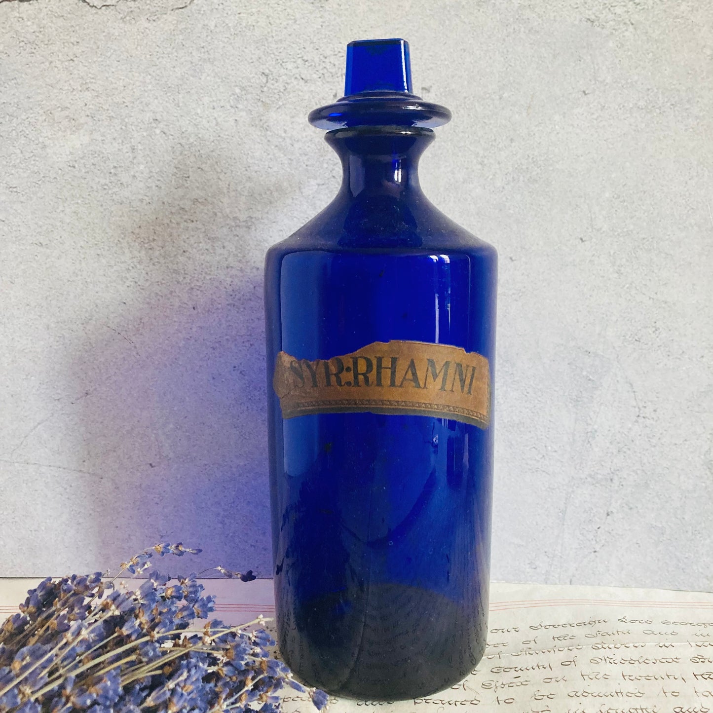 Victorian Bristol Blue Apothecary Pharmacy Medicine Bottles