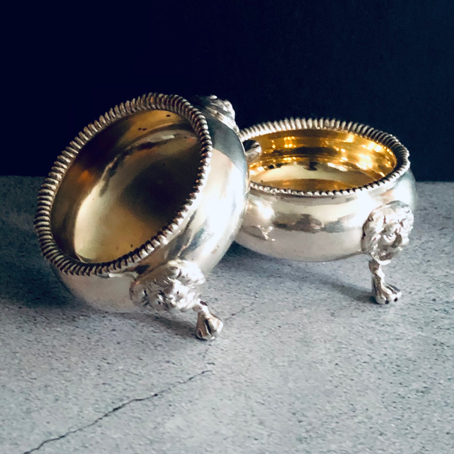 Master Brian - Large Antique Silver Saltcellar