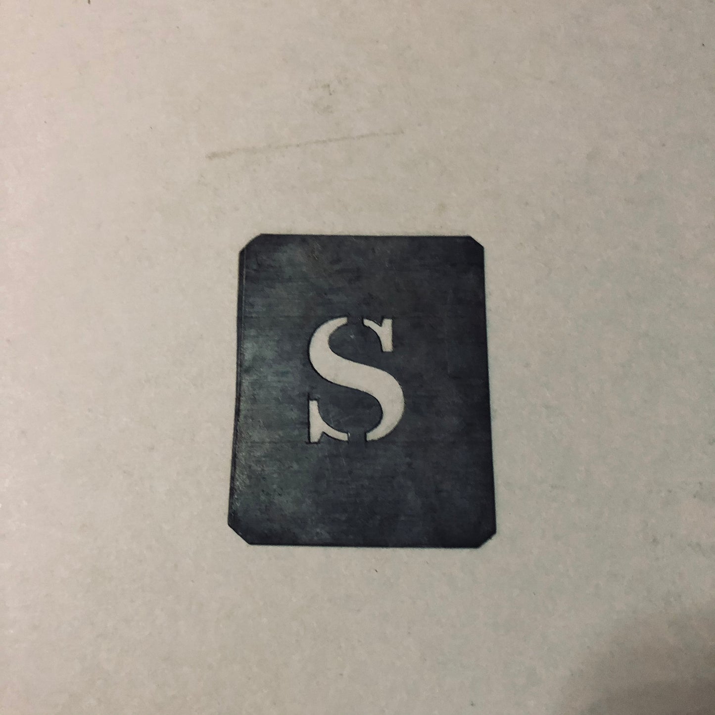 The Director Sam - Vintage Galvanised Letter Stencils