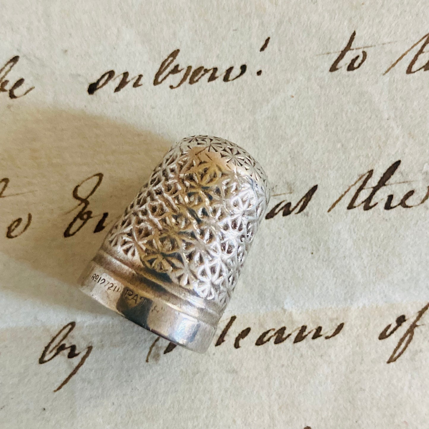 Silver Sewing Thimble Collectible Styles Charles Horner & Henry Griffith Sons