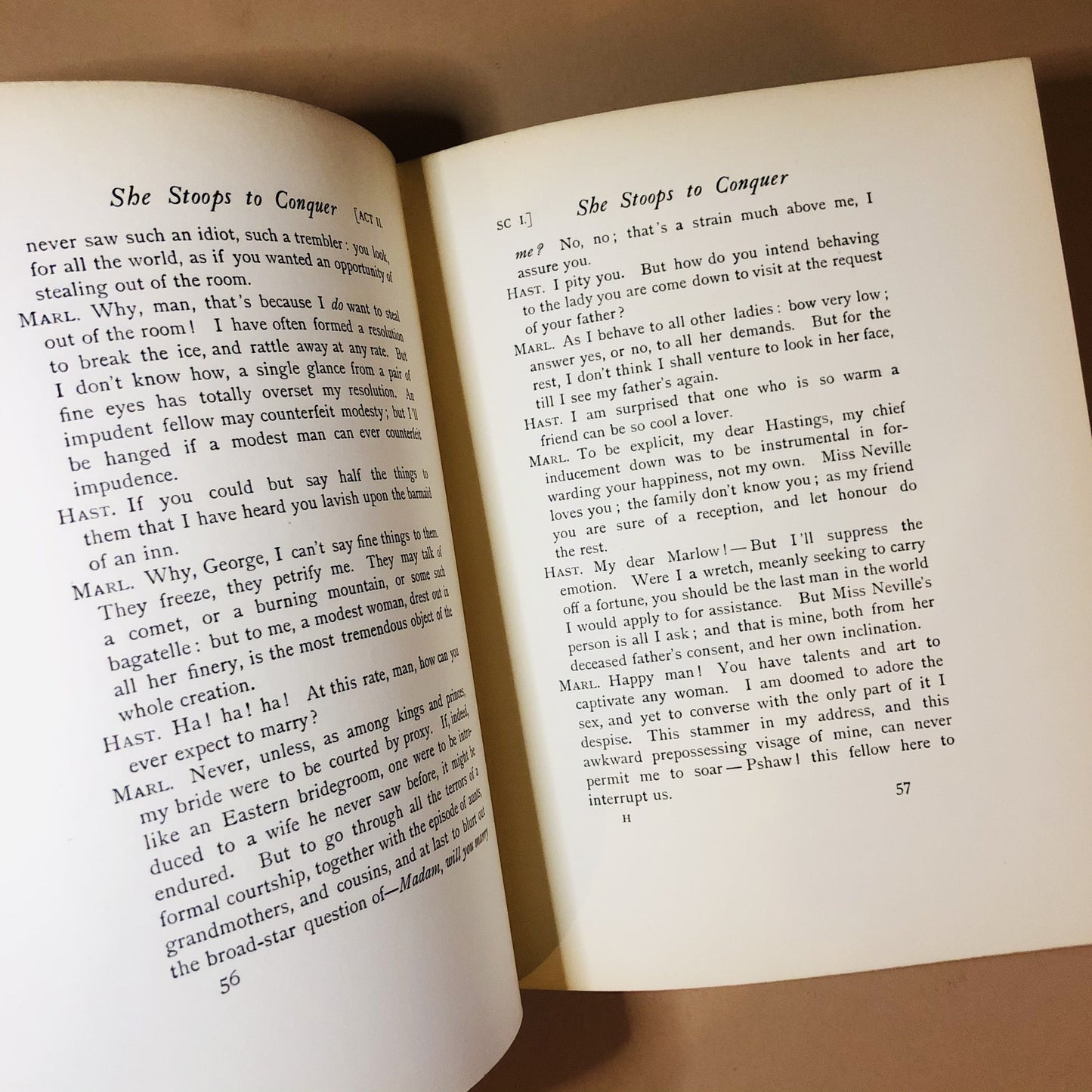 The Director Iva - Rare Antique Book She Stoops To Conquer