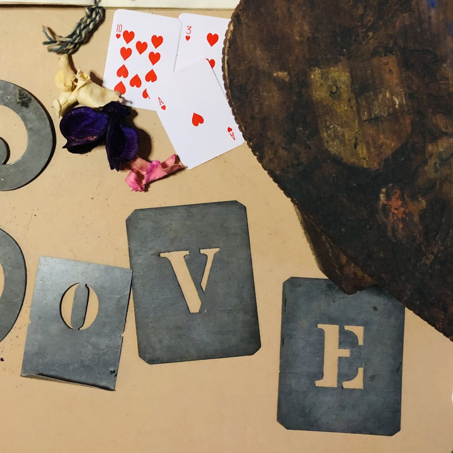 The Director Sam - Vintage Galvanised Letter Stencils