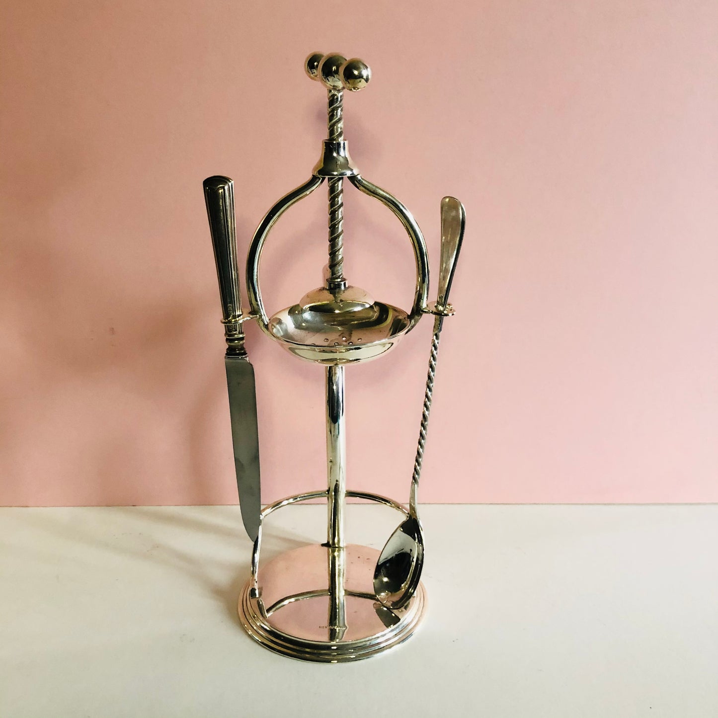 Antique Silver Cocktail Citrus Juicer William Hutton & Co 1887