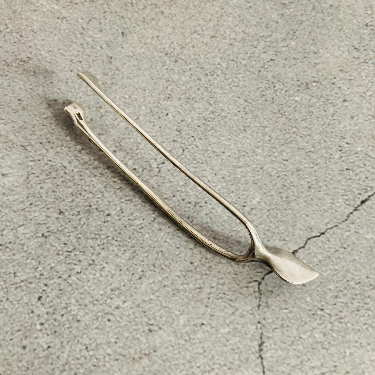 Scottish Silver Antique Wishbone Sugar Nips