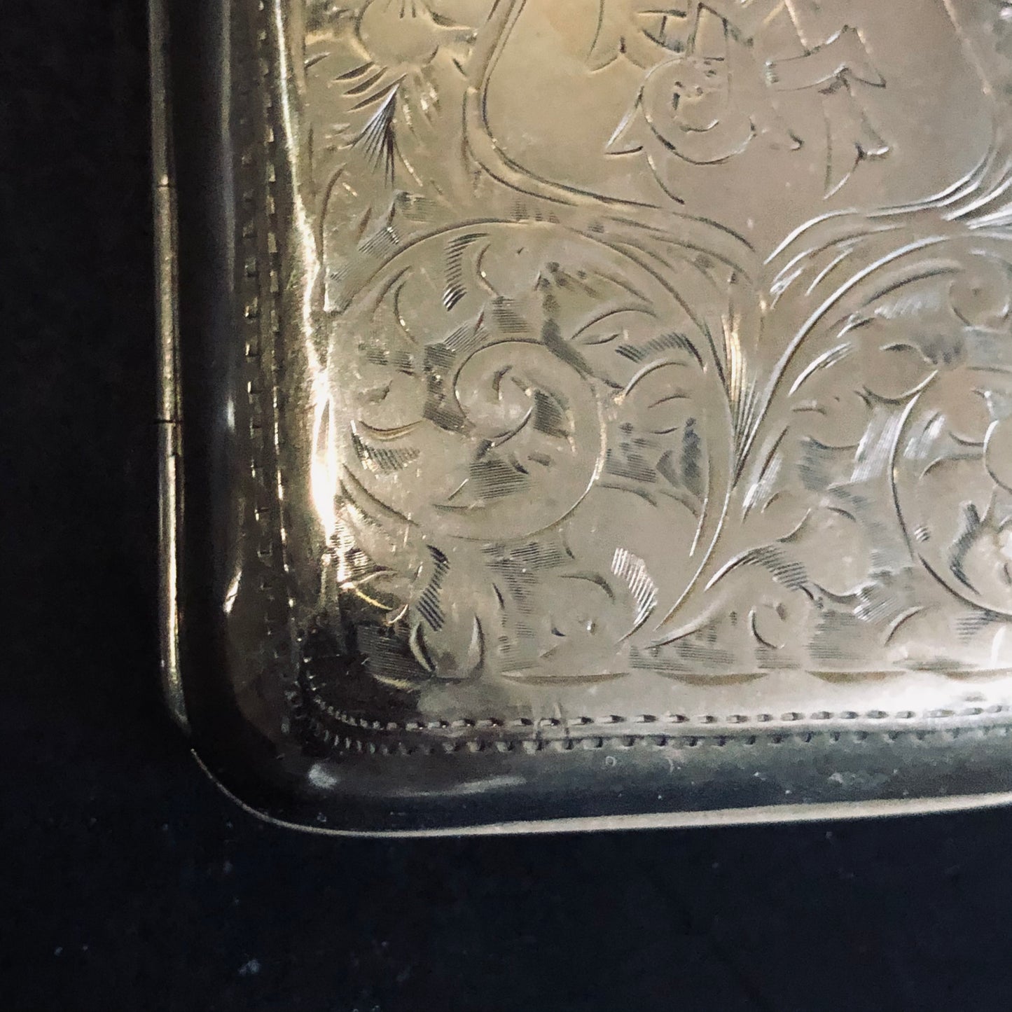 The Mixologist Shelby - Victorian Antique Silver Card Case