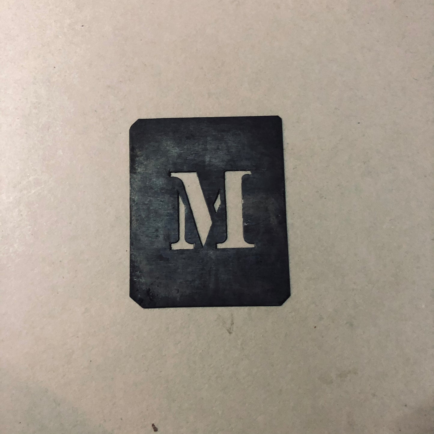The Director Sam - Vintage Galvanised Letter Stencils