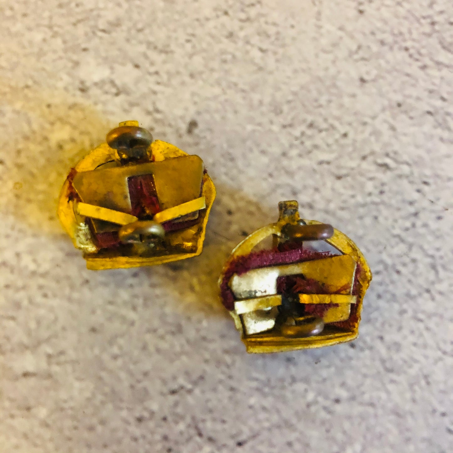 Vintage Crown Army Pips Rank Major