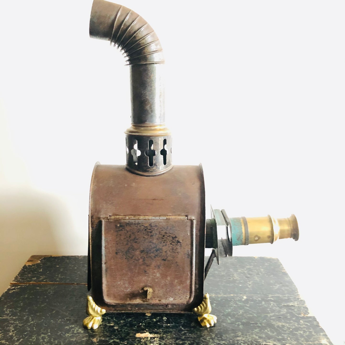 Antique Magic Lantern and Glass Slides