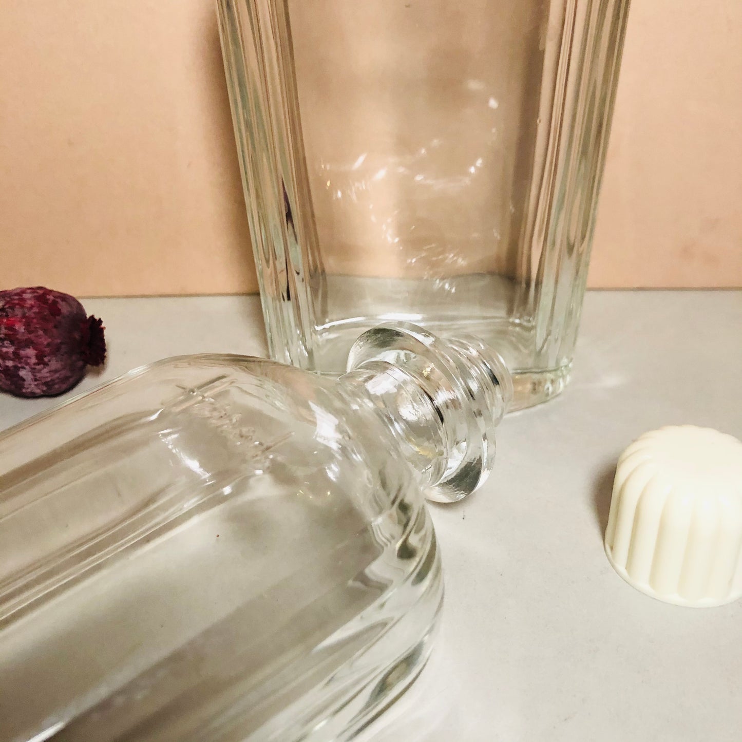 Vintage Harrods Glass Refill Bottle