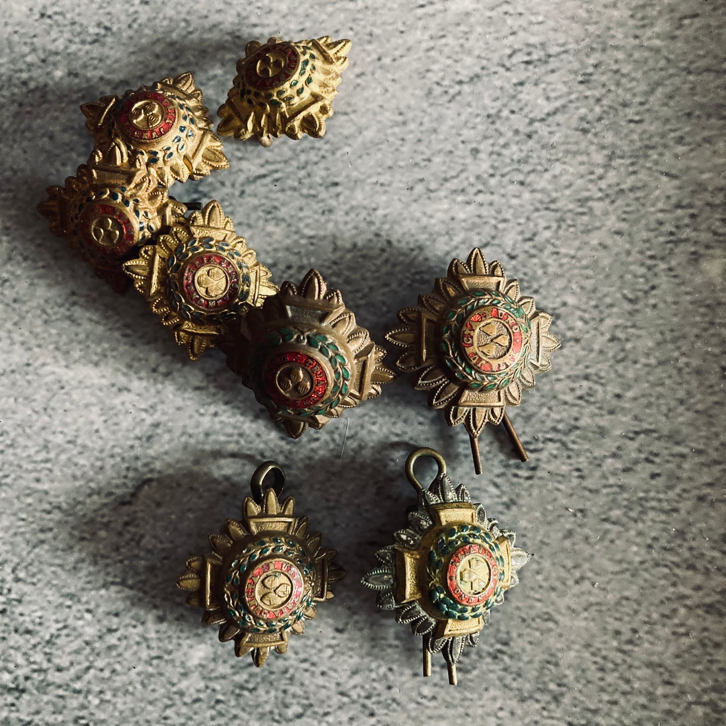 Vintage Military Pips