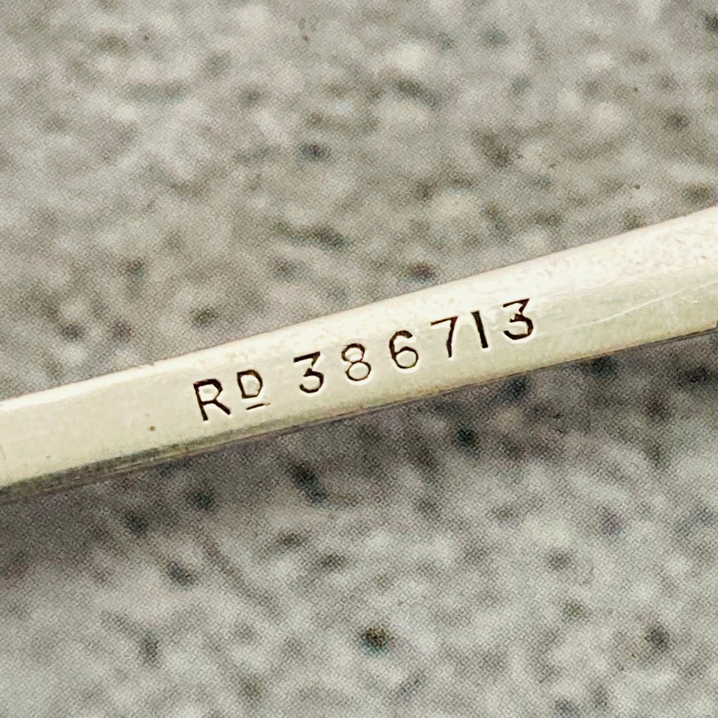 Antique Silver Engraved Miniature Butter Knives