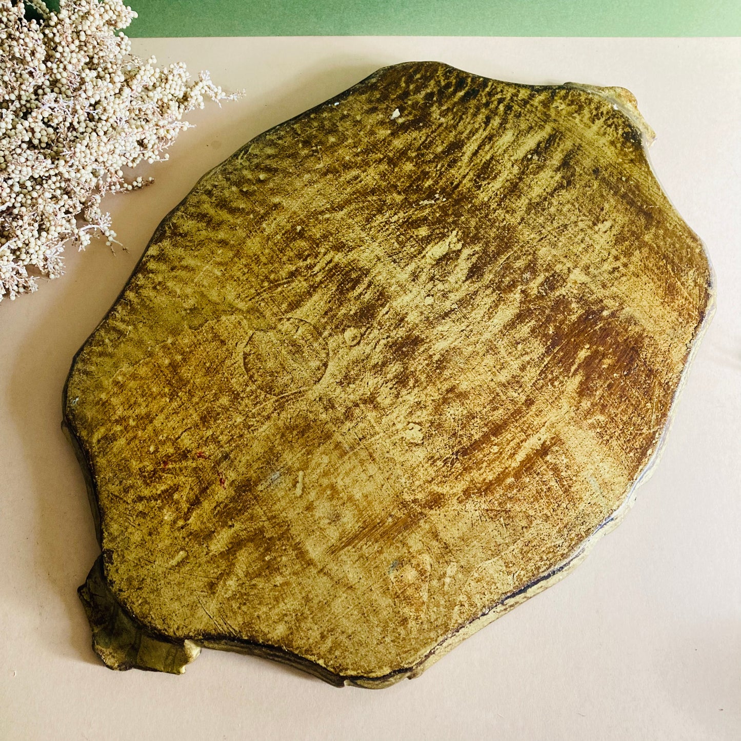 Vintage Florentine Paper Mache Tray