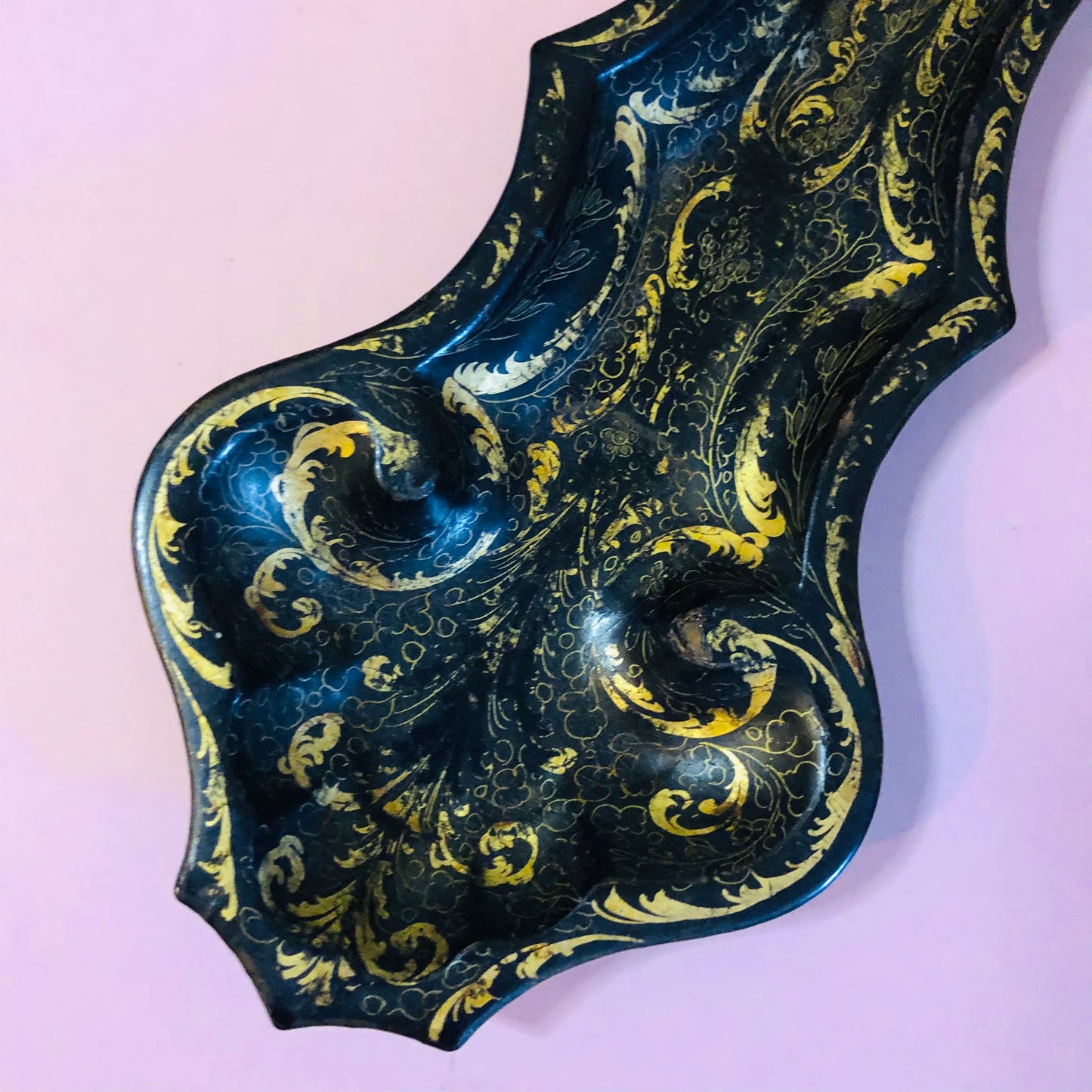 The Tattooist Frankie - English Regency Papier Mache Dish